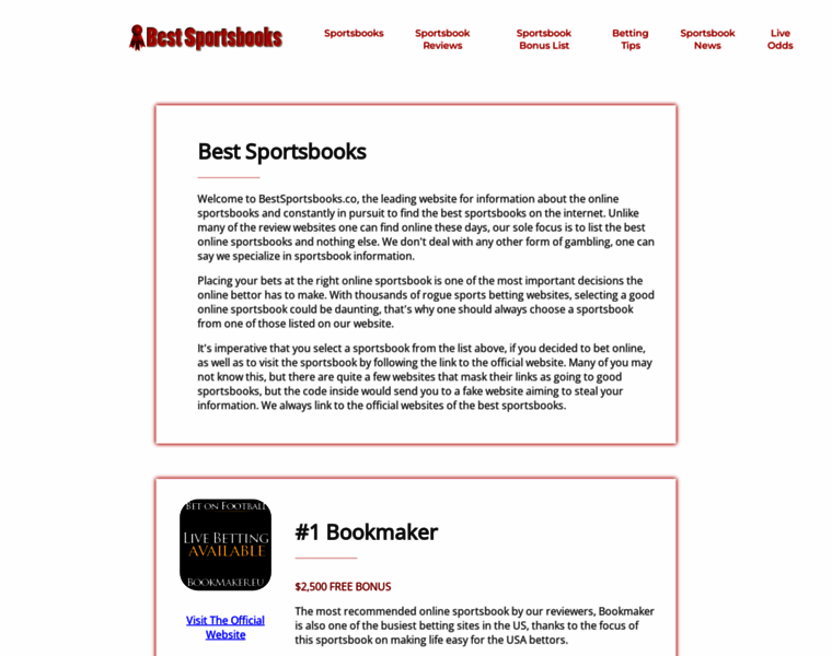 Bestsportsbooks.co thumbnail