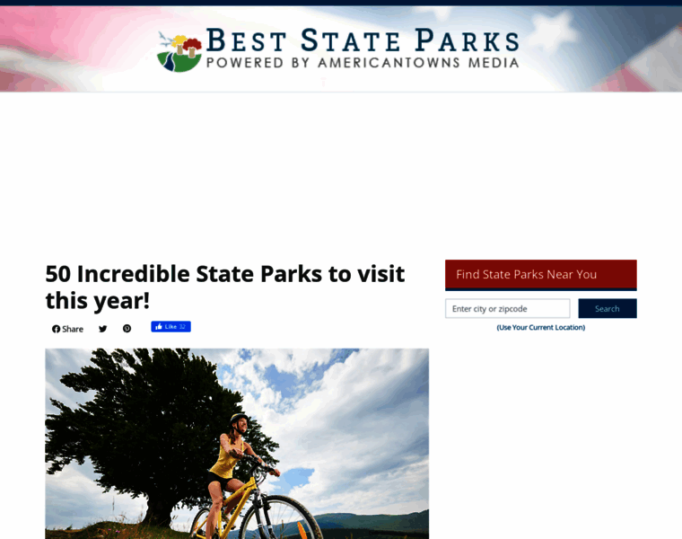Beststateparks.com thumbnail