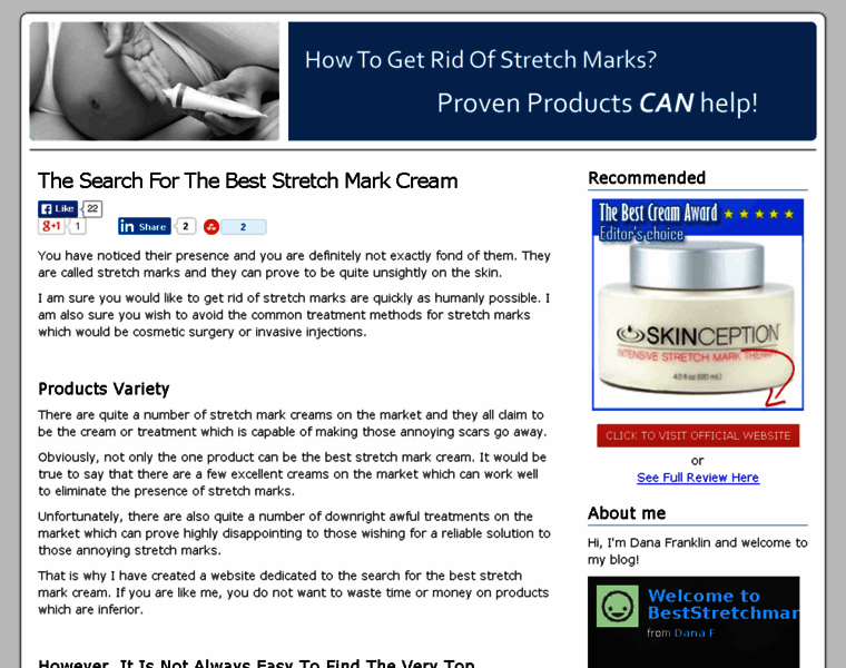 Beststretchmarkcream.co thumbnail