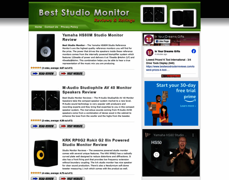 Beststudiomonitorreviews.com thumbnail