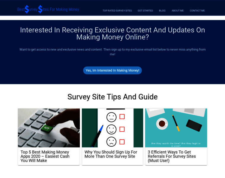 Bestsurveysitesformakingmoney.com thumbnail