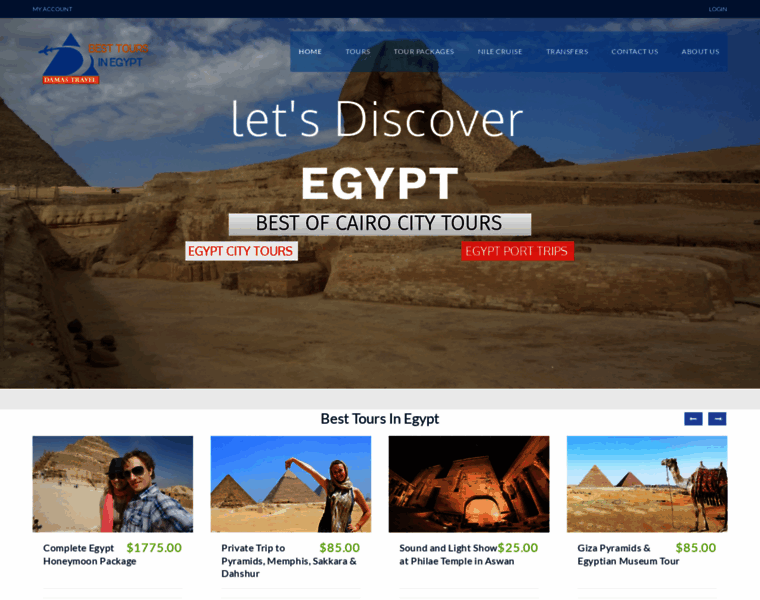 Besttoursinegypt.com thumbnail
