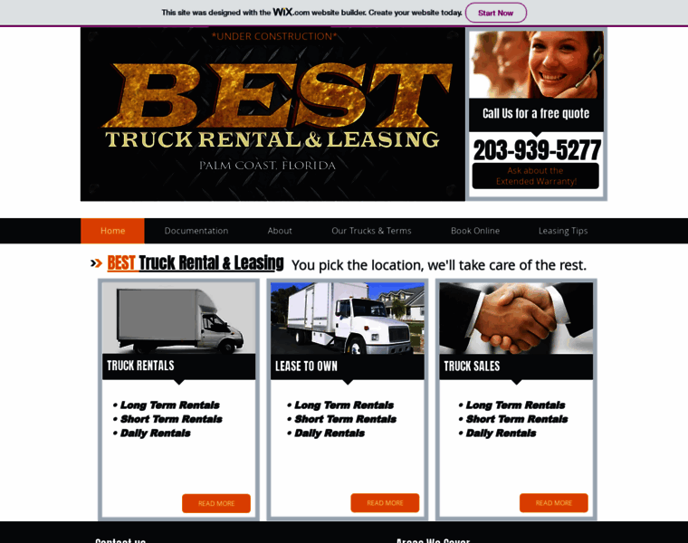 Besttruckrentals.com thumbnail