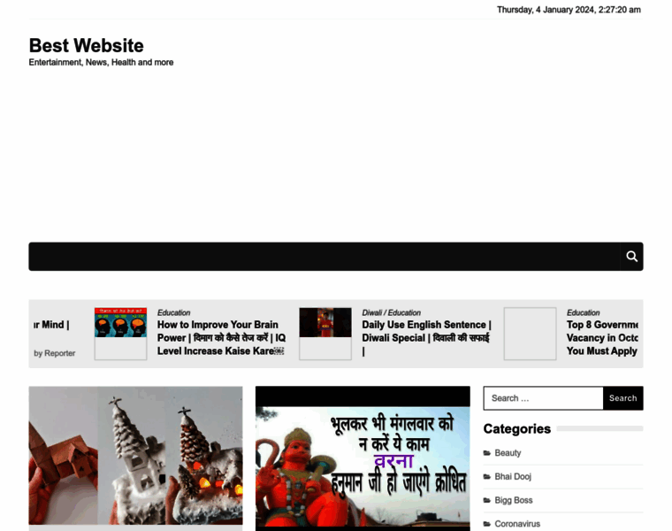 Bestwebsite.in thumbnail