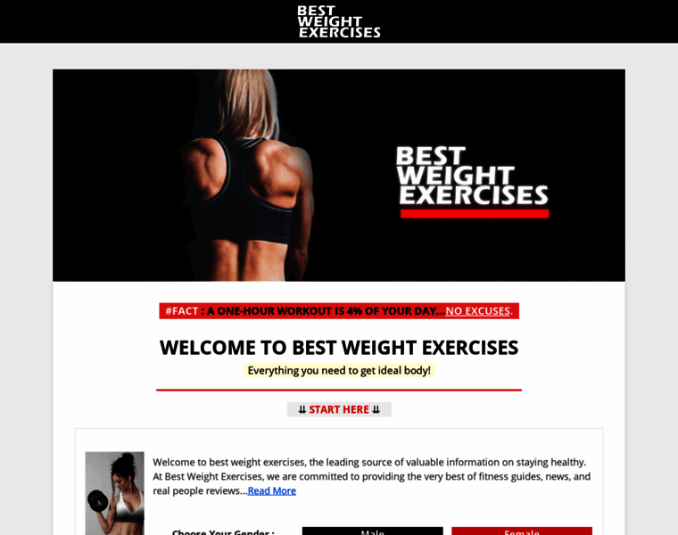 Bestweightexercises.com thumbnail