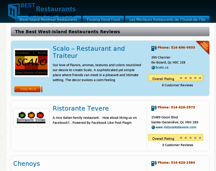 Bestwestislandrestaurants.com thumbnail