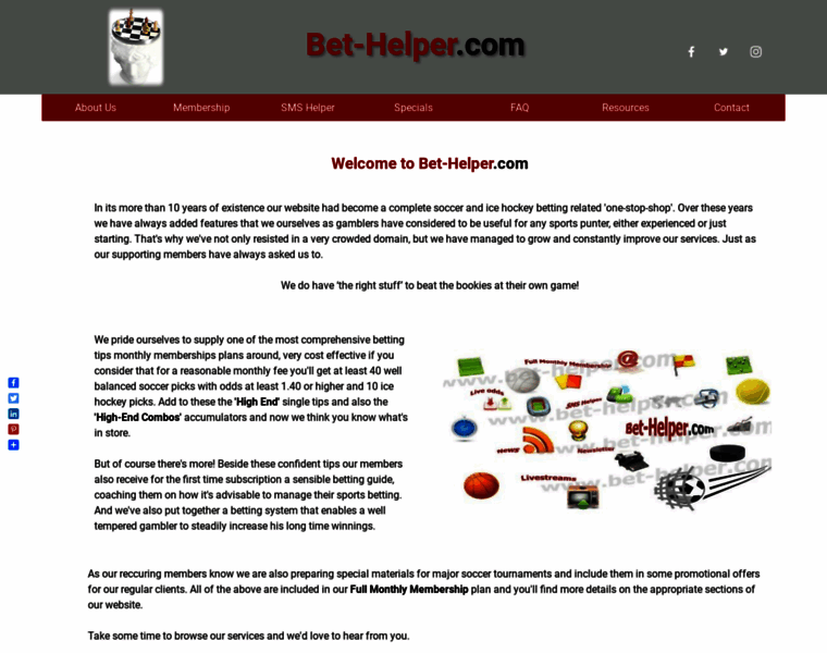 Bet-helper.com thumbnail