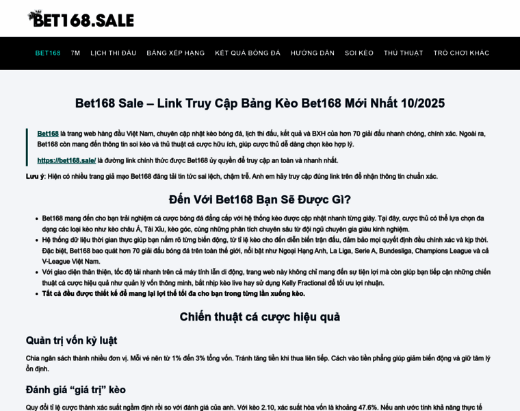 Bet168.sale thumbnail