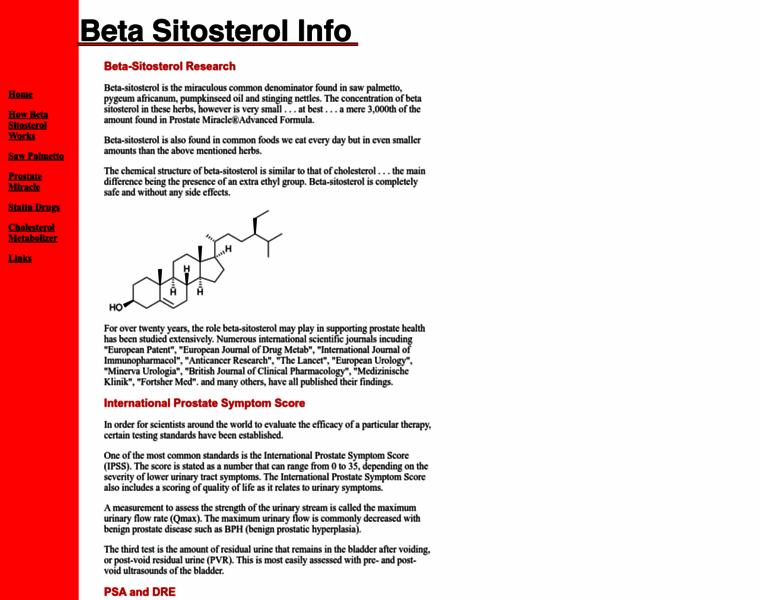 Beta-sitosterol-info.com thumbnail