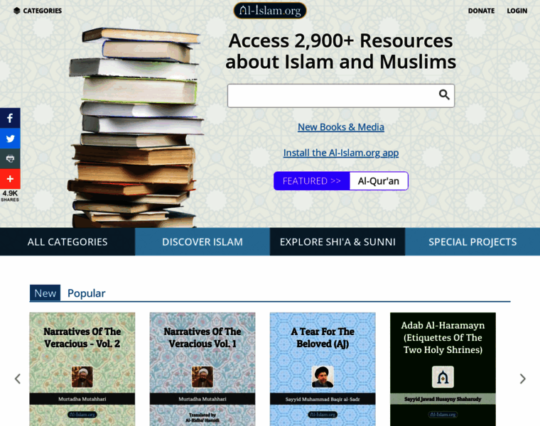 Beta.al-islam.org thumbnail