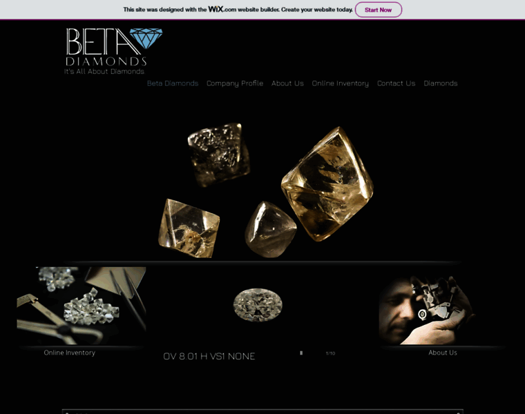 Betadiamonds.com thumbnail
