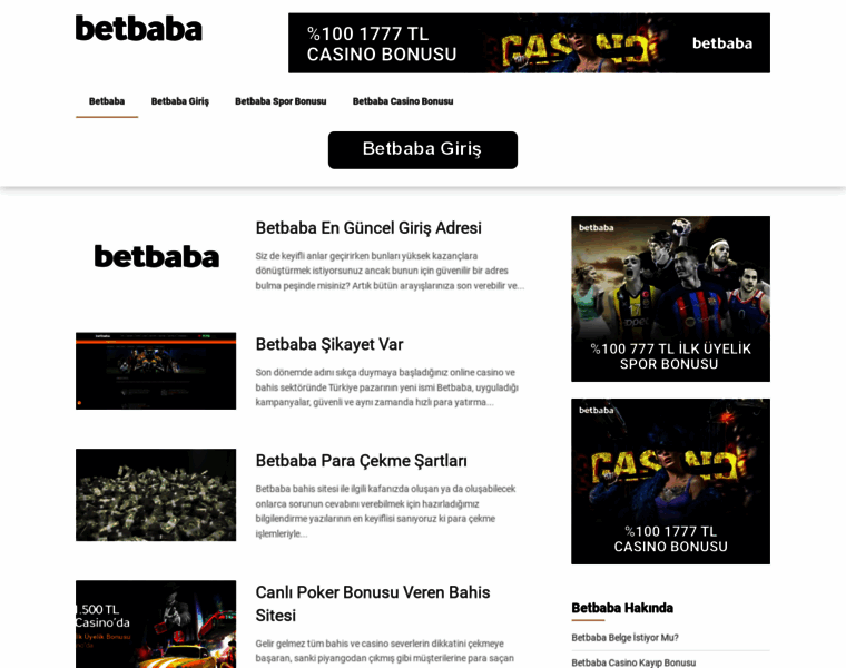 Betbabagirisadresi.net thumbnail