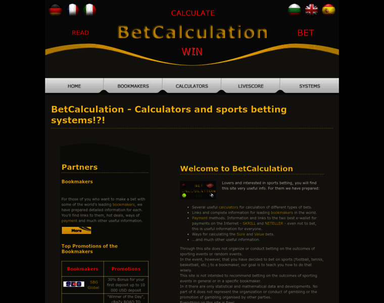 Betcalculation.com thumbnail