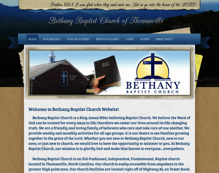 Bethanybaptistnc.com thumbnail