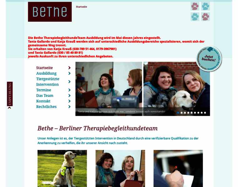 Bethe-berlin.de thumbnail