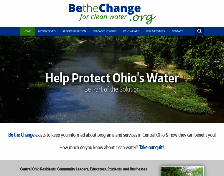 Bethechangeforcleanwater.org thumbnail