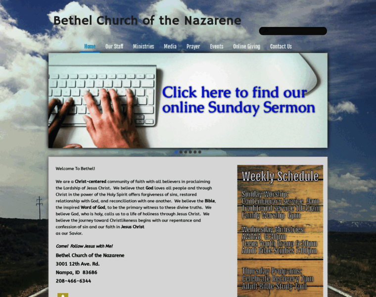 Bethelnazarene.org thumbnail