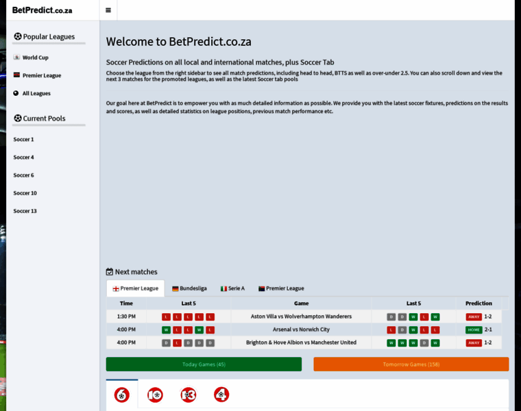 Betpredict.co.za thumbnail Betpredict.co.za thumbnail