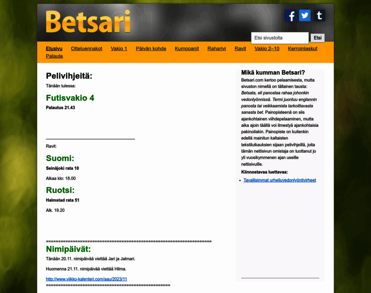 Betsari.com thumbnail