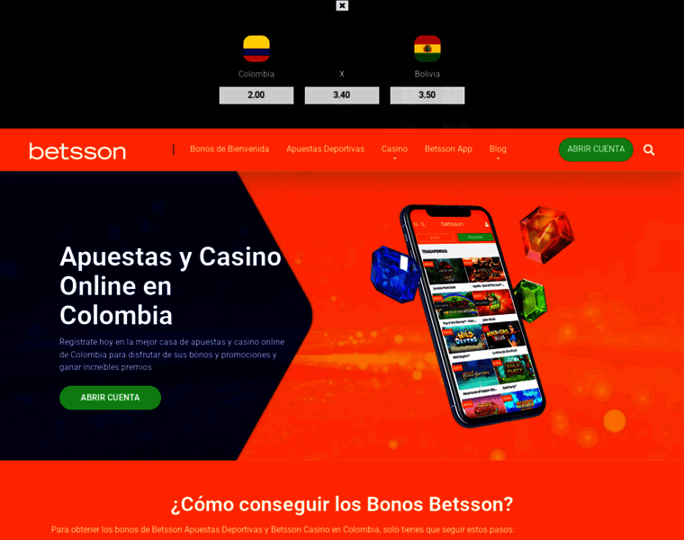 Betssoncolombia.co thumbnail