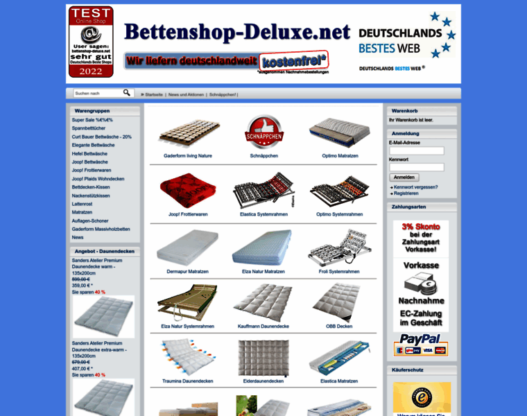 Bettenshop-deluxe.net thumbnail