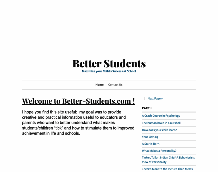 Better-students.com thumbnail