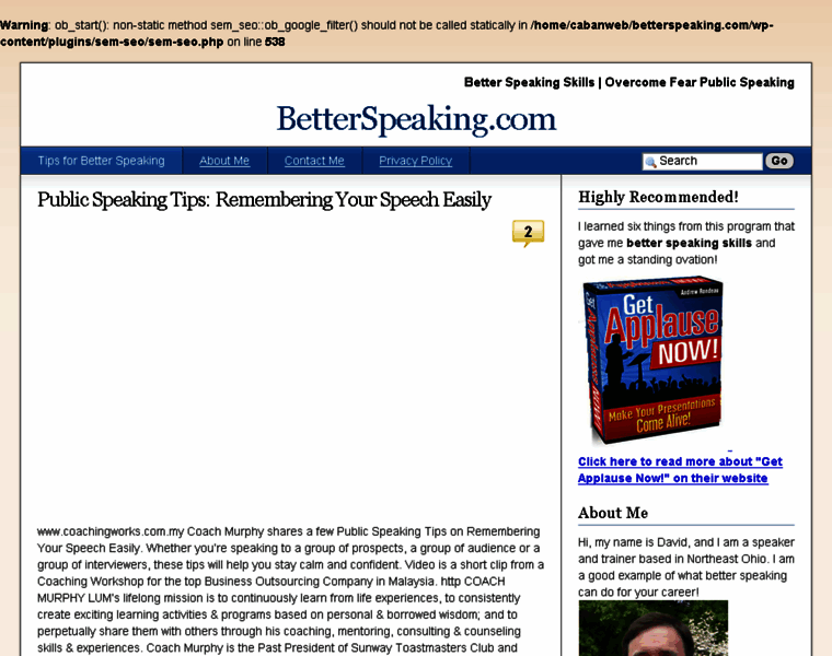 Betterspeaking.com thumbnail