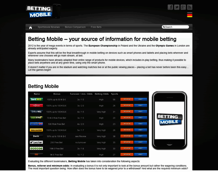 Betting-mobile.info thumbnail