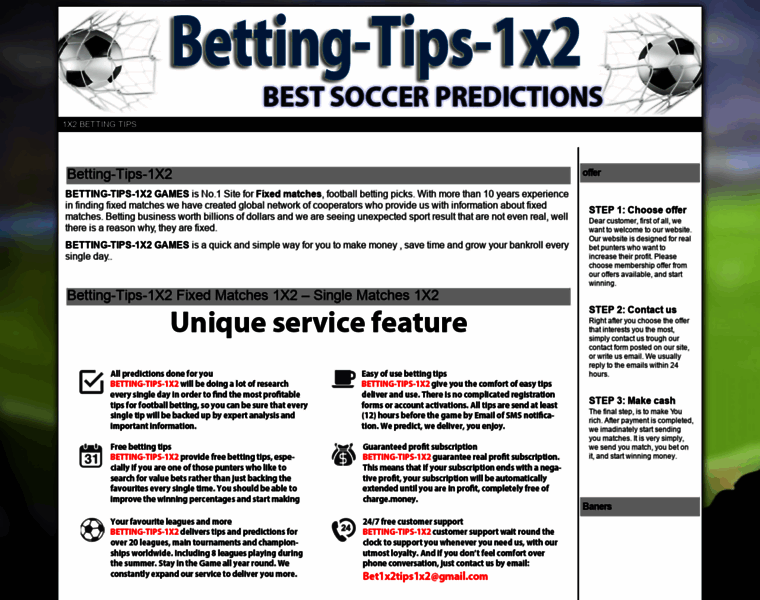 Betting-tips-1x2.com thumbnail