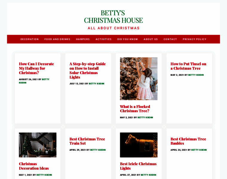 Bettyschristmashouse.com thumbnail
