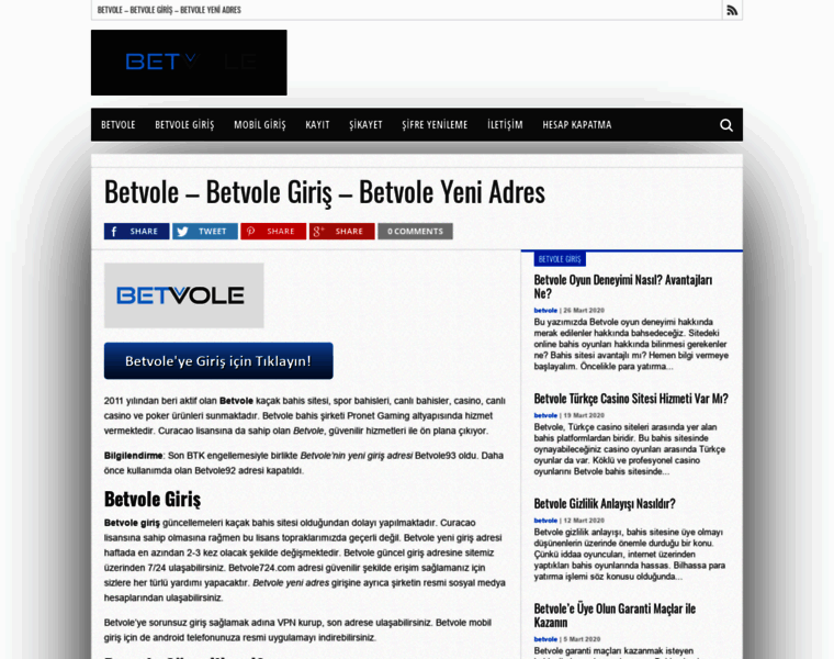 Betvole724.com thumbnail