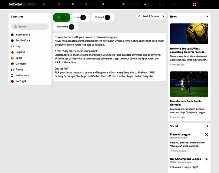 Betwayscores.com thumbnail