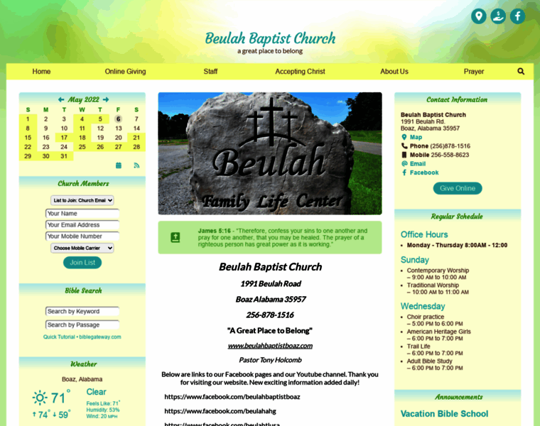 Beulahbaptistboaz.com thumbnail