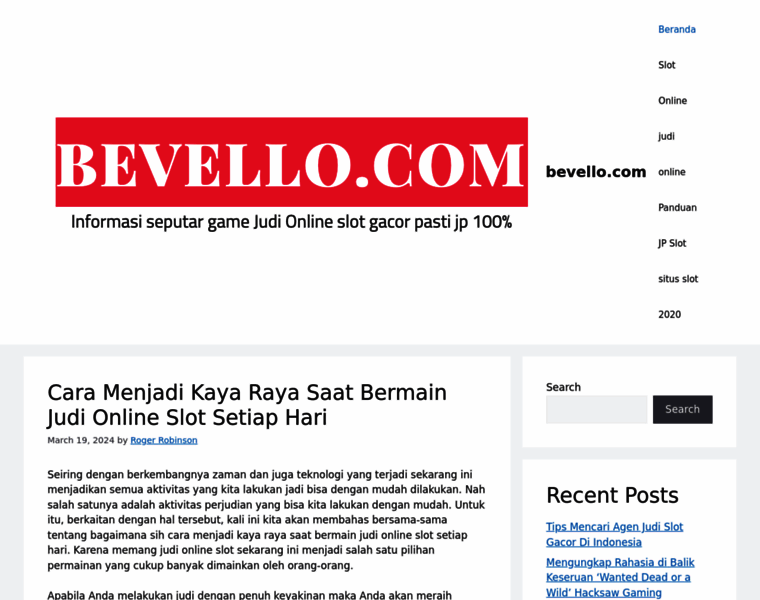 Bevello.com thumbnail