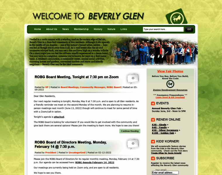 Beverlyglen.org thumbnail