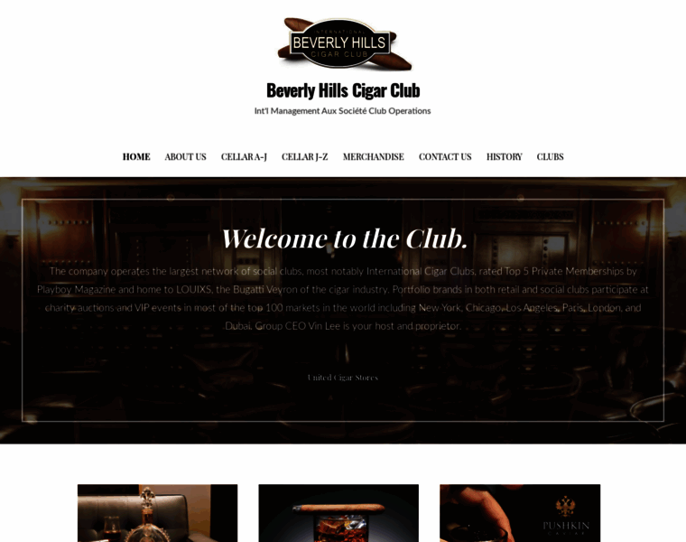 Beverlyhillscigarclub.com thumbnail