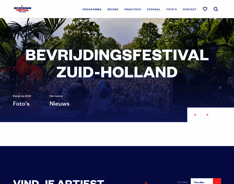 Bevrijdingsfestivalzh.nl thumbnail