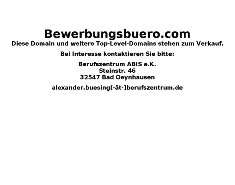 Bewerbungsbuero.com thumbnail