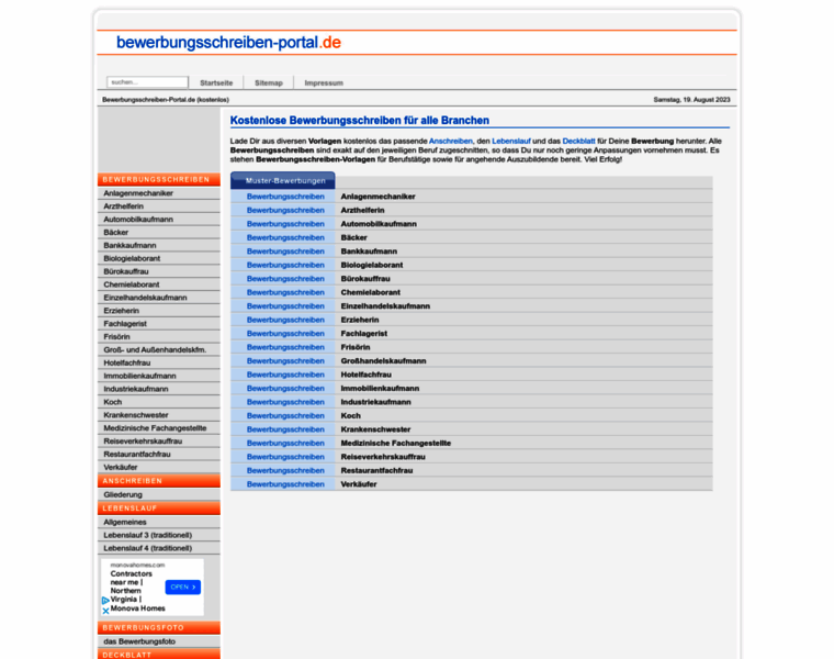Bewerbungsschreiben-portal.de thumbnail Bewerbungsschreiben-portal.de thumbnail