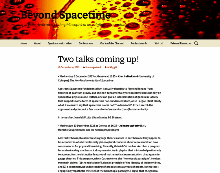 Beyondspacetime.net thumbnail