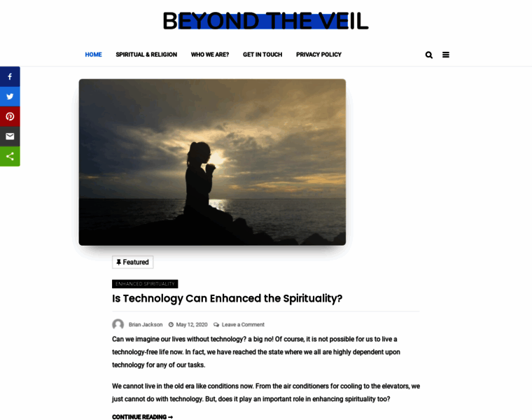 Beyondtheveil.net thumbnail
