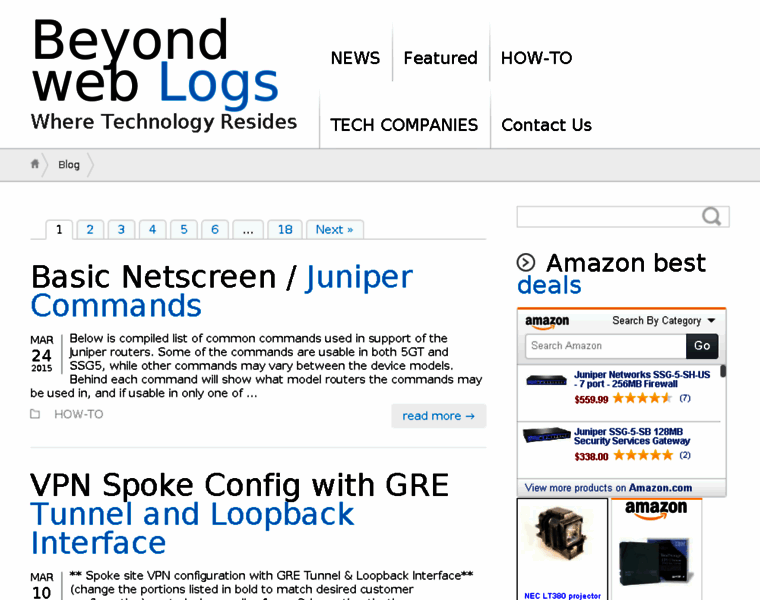 Beyondweblogs.com thumbnail