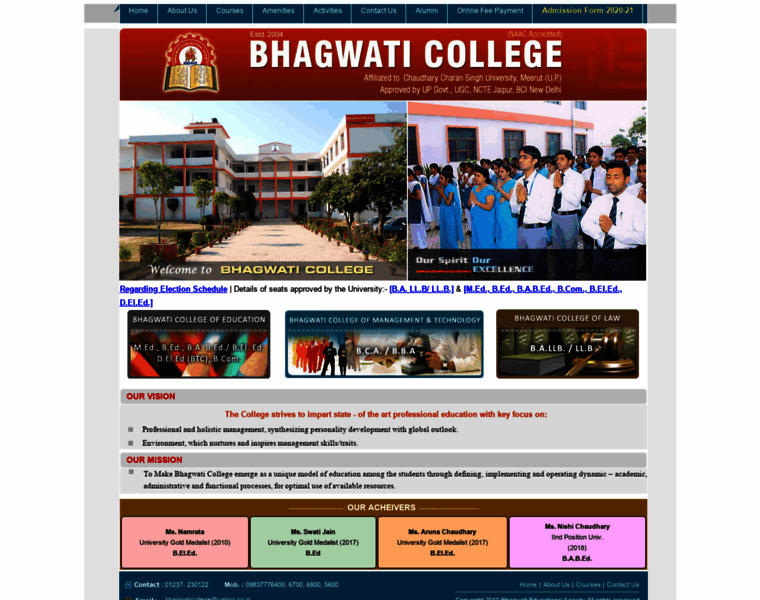 Bhagwaticollege.com thumbnail