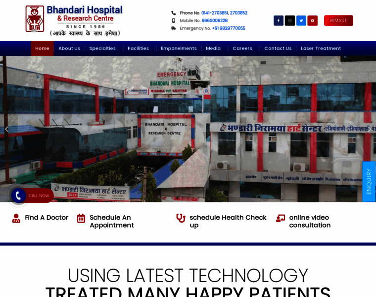 Bhandarihospital.net thumbnail
