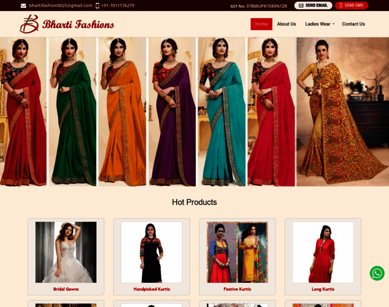 Bhartifashions.in thumbnail