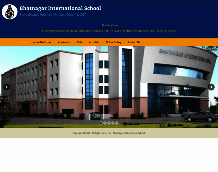 Bhatnagarinternationalschoolpv.in thumbnail