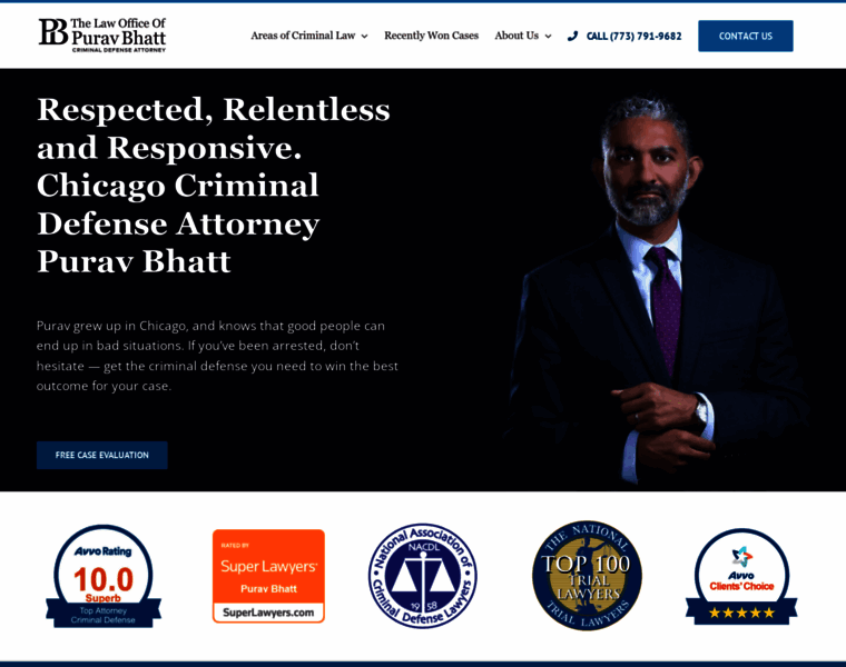 Bhattchicagodefenselaw.com thumbnail