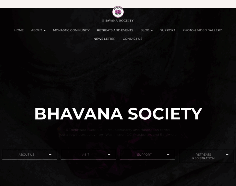 Bhavanasociety.org thumbnail