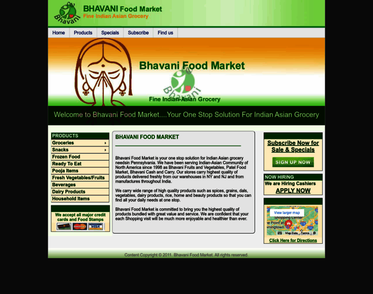 Bhavanifood.com thumbnail