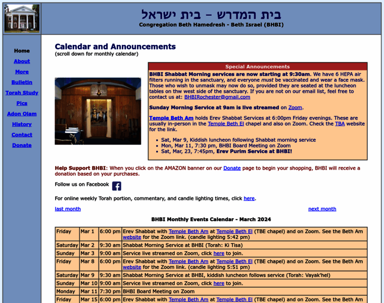 Bhbirochester.org thumbnail